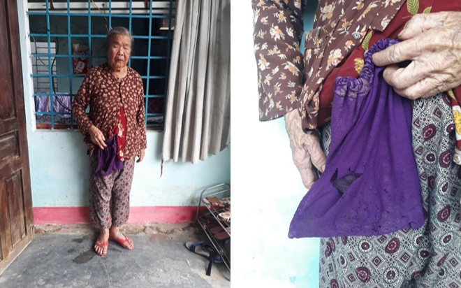 Nhóm người lừa cụ bà 83 tuổi lên xe cứu trợ miền Trung rồi rạch túi lấy toàn bộ tài sản Ảnh 2
