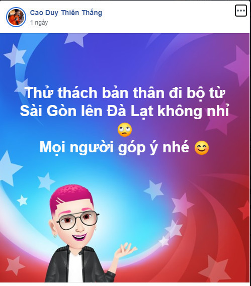 Thiên Thắng từng tham khảo ý kiến mọi người trước khi lên đường