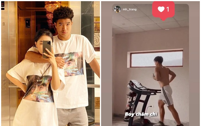 Hà Đức Chinh được bạn gái hotgirl khen vì chăm chỉ tập thể thao Ảnh 2
