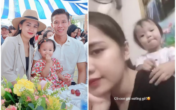 Con gái Quế Ngọc Hải đấm lưng cho mẹ siêu đáng yêu Ảnh 2