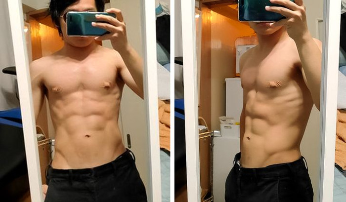 Hình ảnh về thành tựu 6 múi trên twitter của Kuzumu.