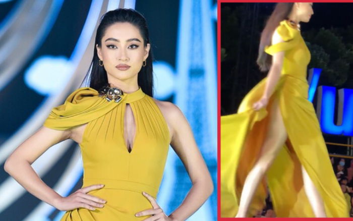 Lương Thùy Linh suýt lộ vòng 3 khi diễn vedette, fan ngây ngất vì khoảnh khắc hút hồn Ảnh 2