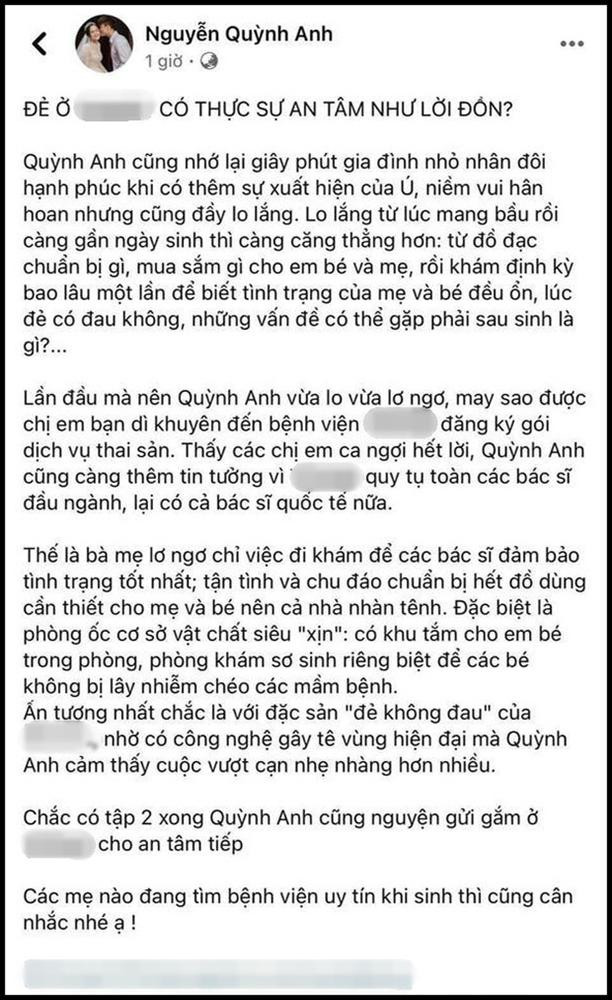 Sau lùm xùm bị 'tố' nói dối chuyện đi đẻ, Quỳnh Anh khoe ảnh con trai 3 tháng tuổi kèm động thái này Ảnh 2