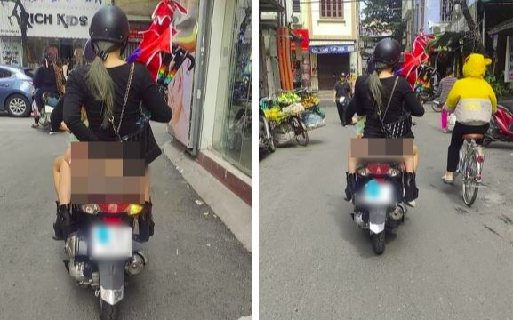 Xôn xao hình ảnh cô gái 'quên' mặc quần, vô tư ngồi sau xe máy dạo phố khiến người xung quanh nóng mắt Ảnh 2
