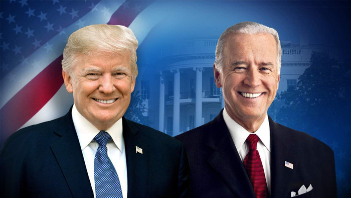 Tổng thống Mỹ đương nhiệm Donald Trump và ứng viên đảng Dân chủ Joe Biden. (Ảnh: Click2Houston)