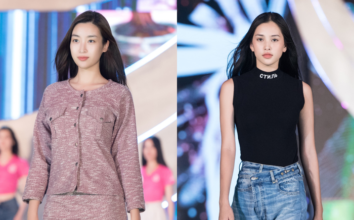 Hoa hậu Đỗ Mỹ Linh, Tiểu Vy để mặt mộc, đẹp thần thái thu hút sự chú ý bao người Ảnh 2