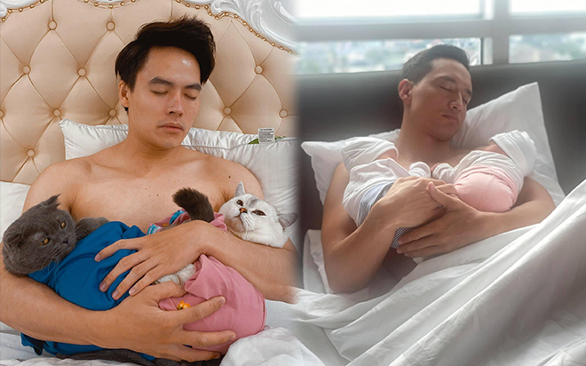 Màn cosplay Kim Lý bế con khiến Hồ Ngọc Hà cũng phải cười xỉu Ảnh 2