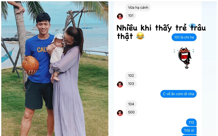 Bật cười với cách trò chuyện không ai hiểu của vợ chồng Phan Văn Đức Ảnh 2
