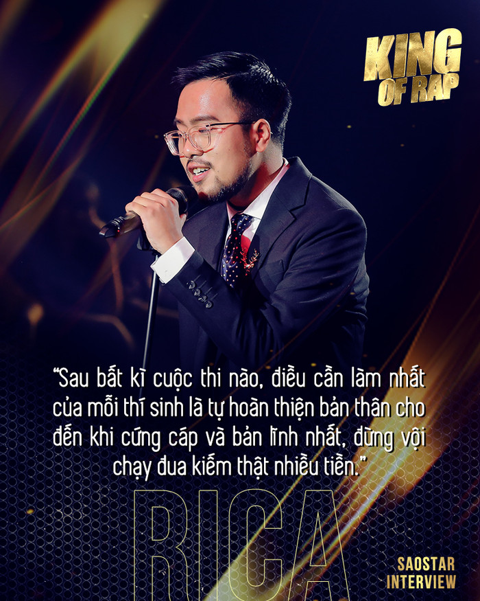 Rica: 'Hoàn thiện bản thân quan trọng hơn tăng cát-xê, RichChoi xứng đáng chiến thắng King Of Rap' Ảnh 4