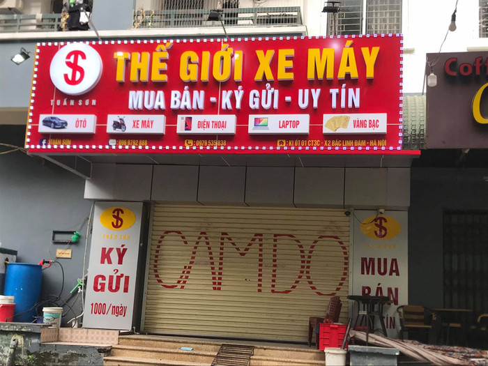 Cửa hàng tạm đóng cửa sau sự việc