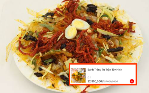 Góc bất ngờ: Ngày siêu sale, có bịch bánh tráng trộn được bán với giá 23 triệu đồng! Ảnh 2