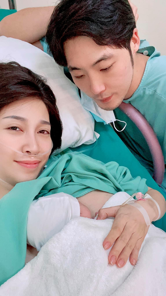 Pha Lê và ông xã người Hàn vừa chào đón con gái đầu lòng vào ngày 18/10