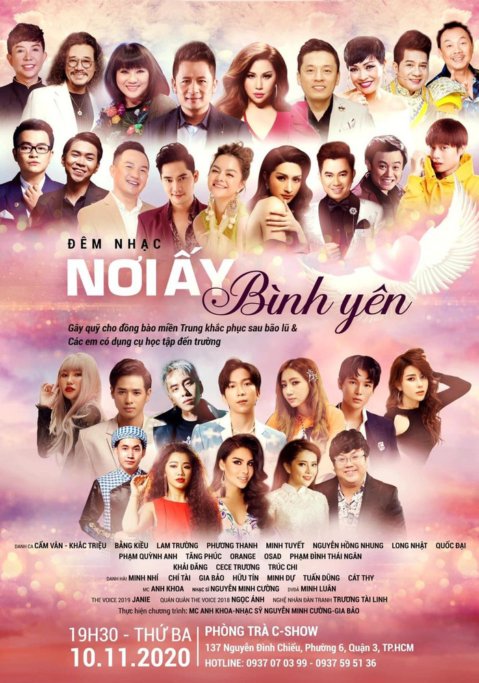 Đêm nhạc do Lư Hoàng Gia Bảo đứng ra tổ chức.