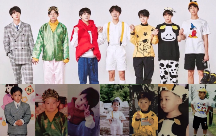 'Rụng rời' với bộ ảnh thời thơ ấu của BTS: Jin và V tựa hoàng tử, J-Hope như 'rich kids' chính hiệu Ảnh 2