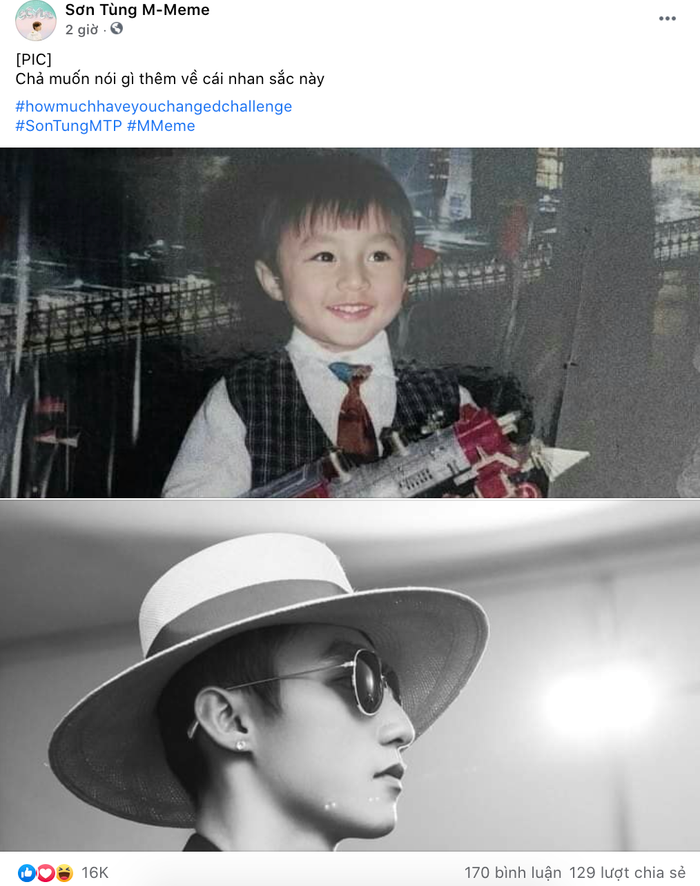 Sơn Tùng M-TP đẹp trai từ bé. (Ảnh chụp màn hình)
