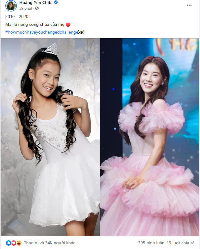 Ca sĩ kiêm diễn viên 24 tuổi xinh xắn trong bộ váy công chúa. Nụ cười vẫn luôn rạng ngời trong suốt 10 năm qua.