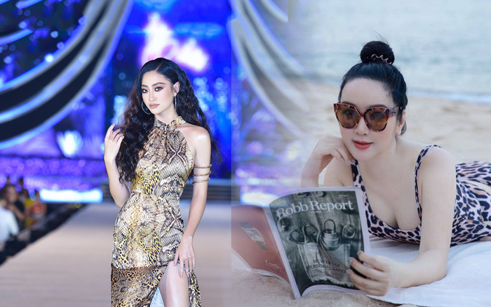 Họa tiết da báo: Lương Thùy Linh bốc lửa nhưng đàn chị Giáng My mới là đỉnh cao quyến rũ Ảnh 2