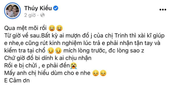 Phóng khoáng cho mượn đồ cả trăm triệu, Ngọc Trinh tức giận khi túi hiệu bị hư Ảnh 6