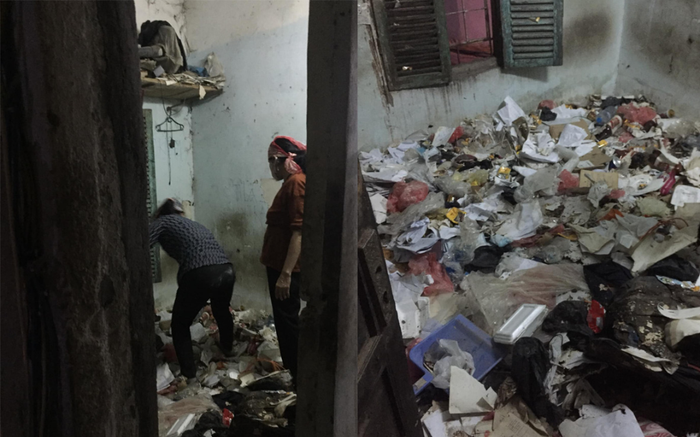 Sau 7 năm cho thuê, chủ trọ ở Hà Nội 'khóc thét' khi nhận lại căn phòng ngập rác Ảnh 2