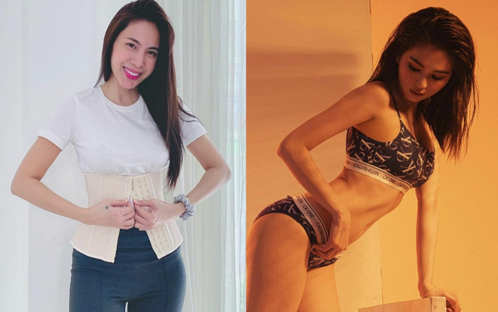 Thuỷ Tiên diện corset khoe vòng eo như thắt nút, Ngọc Trinh thả dáng lấp lửng cùng nội y Ảnh 2