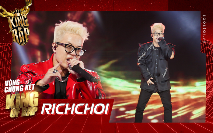 RichChoi đốt cháy sân khấu chung kết King Of Rap với siêu phẩm Hip Hop chuyển đổi 3 beat liên tiếp Ảnh 2
