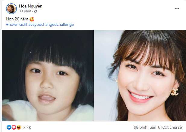 Hòa Minzy: 'Hơn 20 năm'.