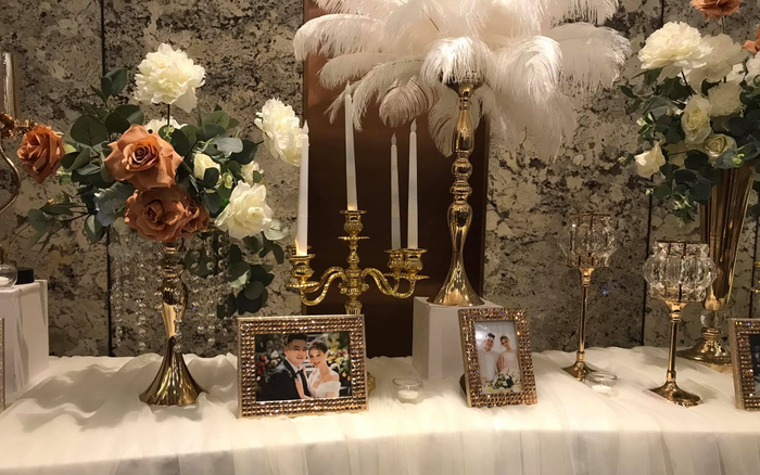 Tiệc cưới Xemesis - Xoài Non: Sảnh cưới đẹp như cổ tích nhìn đến bộ váy cô dâu càng 'choáng' Ảnh 2