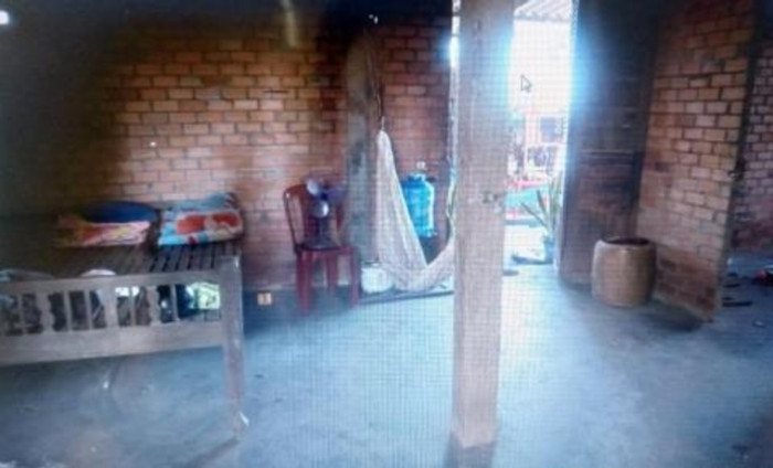 Hiện trường vụ nổ súng khiến 3 người bị thương ở Tiền Giang. Ảnh: Đất Việt