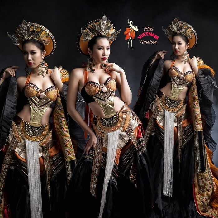  Tuy nhiên, Thúy Ngân lại bị “ném đá” vì khoe vòng một quá đà, khiến trang phục trở nên phản cảm. 