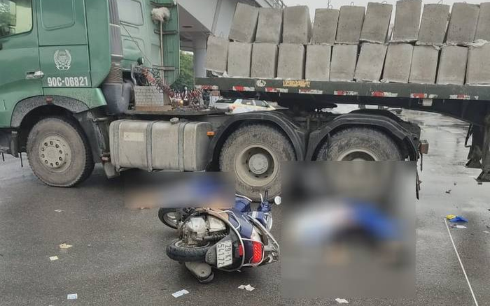 Hai nạn nhân tử vong thương tâm sau va chạm xe đầu kéo ở Aeon Long Biên là mẹ con Ảnh 2