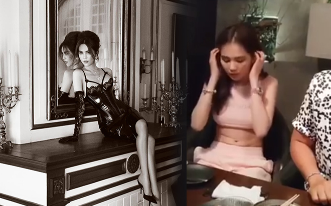 Ngọc Trinh để lộ vòng 2 ngấn mỡ, thế nhưng câu chuyện lại khiến ai nấy phì cười Ảnh 2