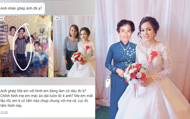 Bức ảnh cô gái nở nụ cười tươi bên người mẹ quá cố trong ngày cưới và sự thật khiến ai cũng xúc động Ảnh 2