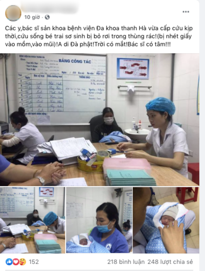 Câu chuyện đăng tải lên mạng xã hội gây xôn xao.