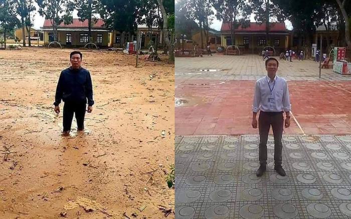 Xúc động trước bức ảnh trường học ở Quảng Trị trước và sau khi hứng chịu 5 cơn bão liên tiếp Ảnh 2