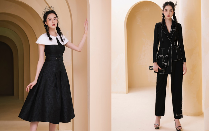 Á hậu Hoàng Anh gợi ý mặc đẹp cả tuần với những thiết kế thanh lịch Ảnh 2