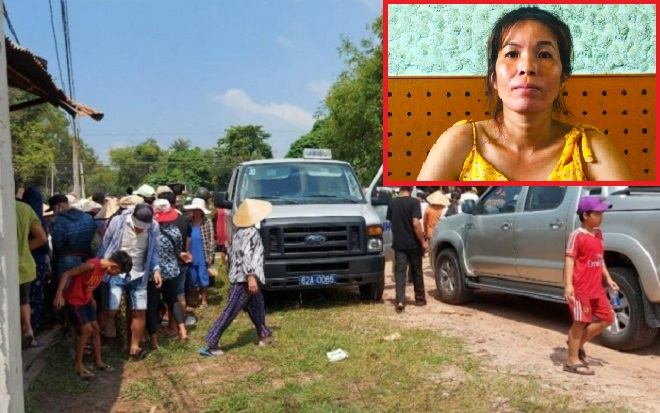 Thực nghiệm hiện trường vụ sát hại cụ bà 79 tuổi rồi giấu xác trong nhà vệ sinh ở Long An Ảnh 2