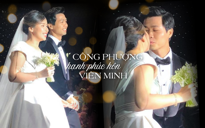 Công Phượng hạnh phúc hôn Viên Minh trong lễ đường Ảnh 2