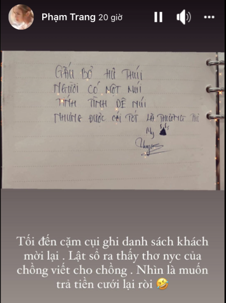 Xoài Non phát hiện thơ tình của người yêu cũ Xemesis gửi cho anh chàng