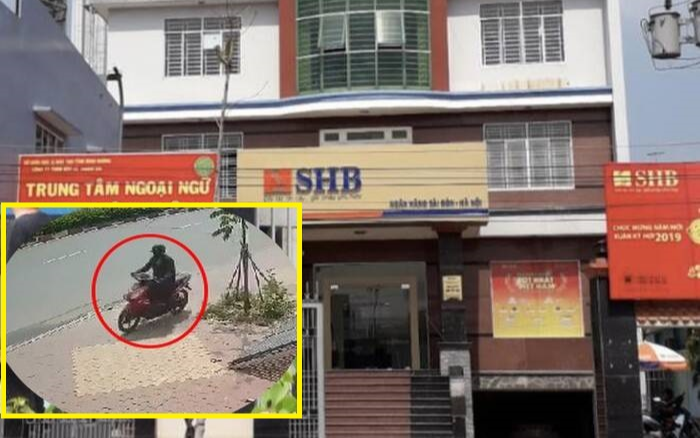 Lộ diện hình ảnh nghi phạm đe dọa nhân viên, cướp ngân hàng táo tợn ở Bình Dương Ảnh 2