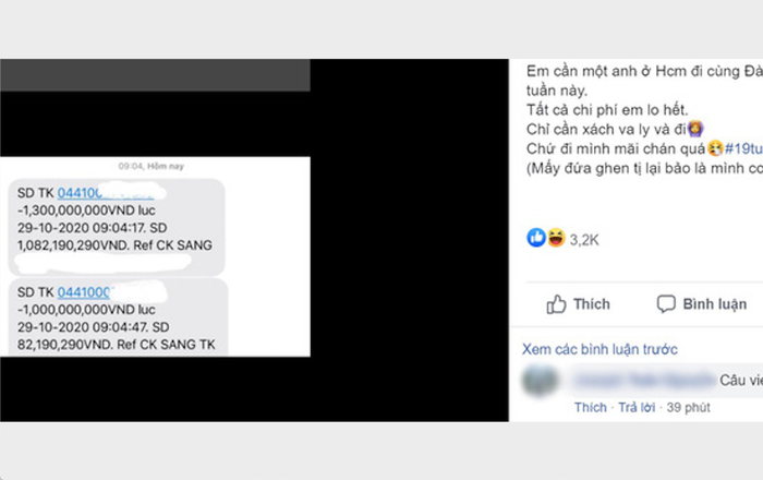 Gái xinh nhận 'gạch đá' khi khoe tài khoản hơn 80 tỷ và đăng tin tuyển 'anh trai đi Đà Lạt' Ảnh 2