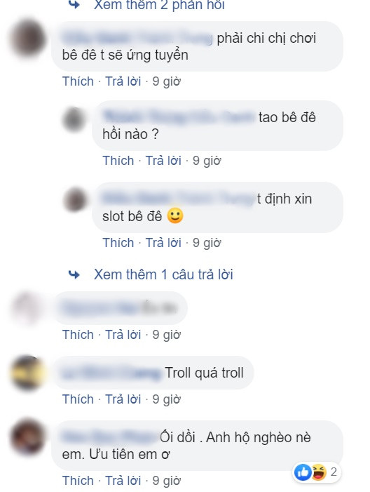 Dân tình xôn xao ứng tuyển