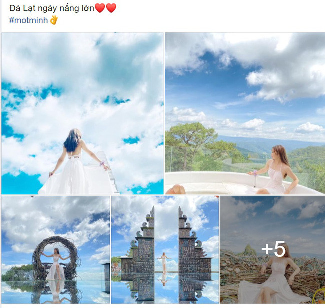 Cô gái check-in ở những nơi sang chảnh 