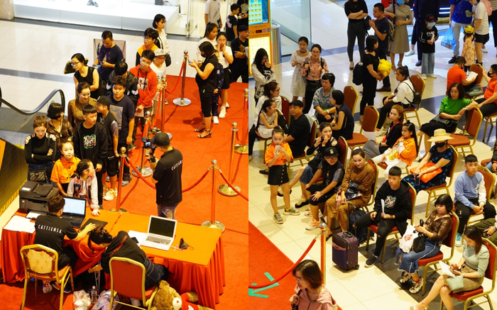 Dàn thí sinh tấp nập đổ bộ vòng casting Giọng hát Việt nhí 2021: New Generation tại Hà Nội Ảnh 2