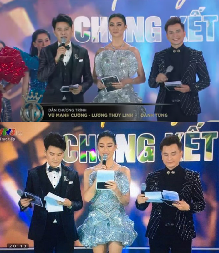 3 MC nhiều lần đọc vấp, trùng lời nhau, công bố thí sinh gấp gáp thiếu hấp dẫn.