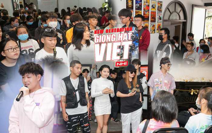 Hàng trăm thí sinh dưới 16 tuổi vây kín khu casting Giọng hát Việt nhí 2021: New Generation tại TP.HCM Ảnh 2