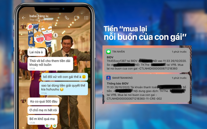 Biết con gái thất tình, cha 'chuyển khoản hết tiền cà phê tháng này' để mua lại nỗi buồn của con Ảnh 2