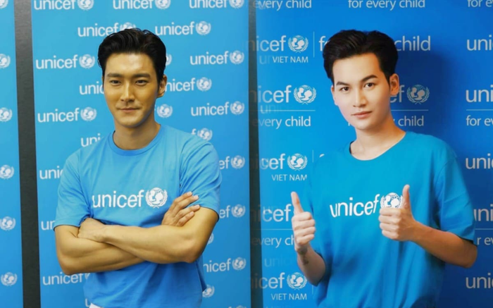 Ali Hoàng Dương cùng Choi Siwon (Super Junior) tham gia chiến dịch cộng đồng của UNICEF Ảnh 2