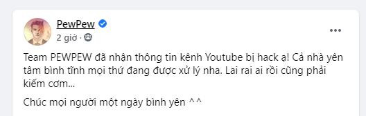 Nhiều kênh YouTube của làng eSports bị hacker 'thăm viếng', streamer PewPew cũng là nạn nhân Ảnh 1