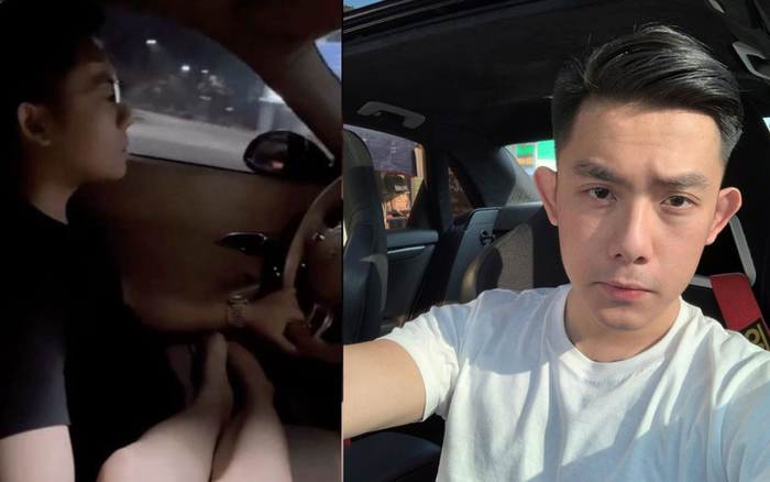 CEO Tống Đông Khuê gây tranh cãi khi lái 'xế hộp' bằng 1 tay, tay còn lại 'vô tư' đặt trên đùi bạn gái Ảnh 2