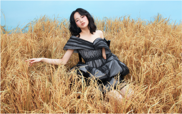 Người mẫu 15 tuổi khuyết tay Hà Phương như 'thiên thần' giữa cánh đồng lúa Ảnh 2